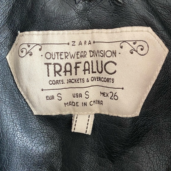 ZARA Faux Leather Jacket - Picture 2 of 4